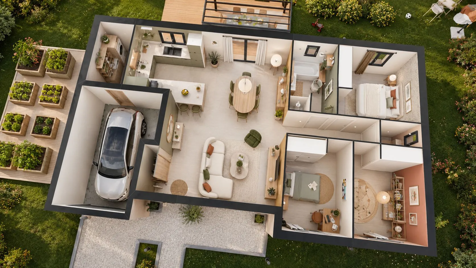 Maison neuve 90 m² à Aubière (63170)
