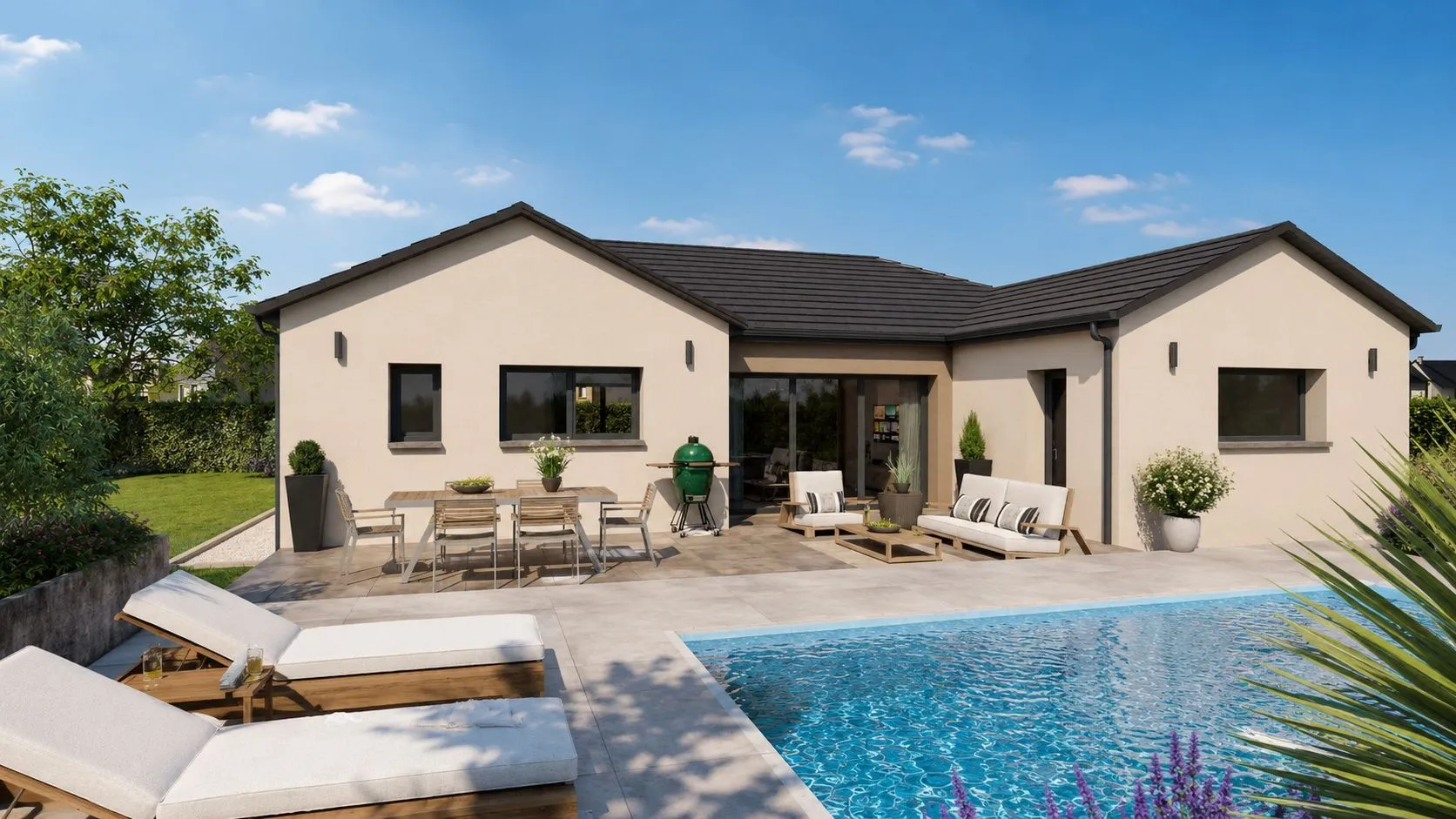 Maison neuve 100 m² à Mozac (63200)