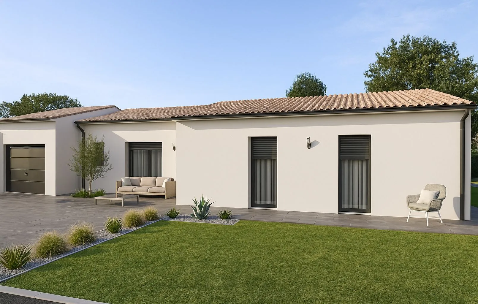 Maison neuve à Saint-Aubin-du-Plain