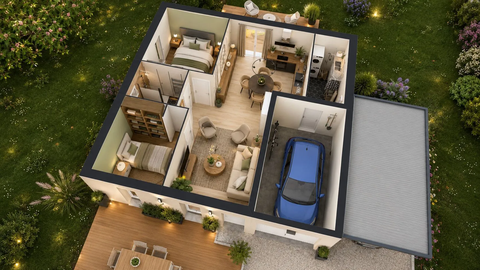 Maison neuve 60 m² à Laizé (71870)