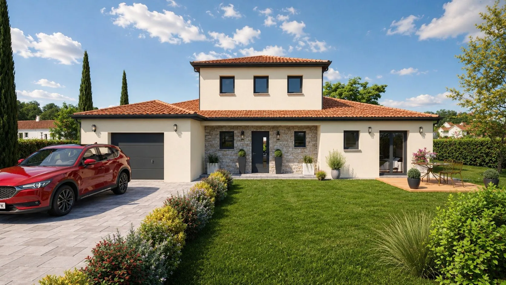 Maison neuve 131 m² à Belleville-en-Beaujolais (69220)