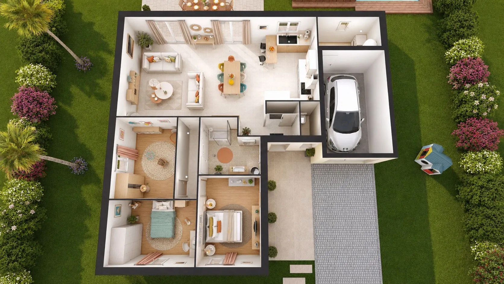 Maison neuve 96 m² à Saint-Georges-de-Reneins (69830)