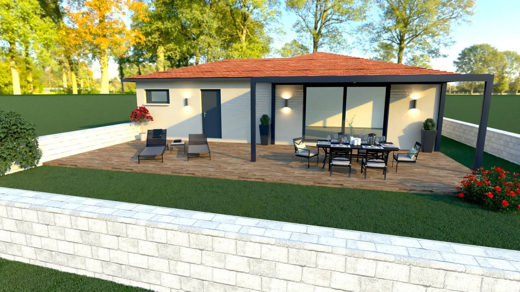 Maison neuve 80 m² à Brézins (38590)