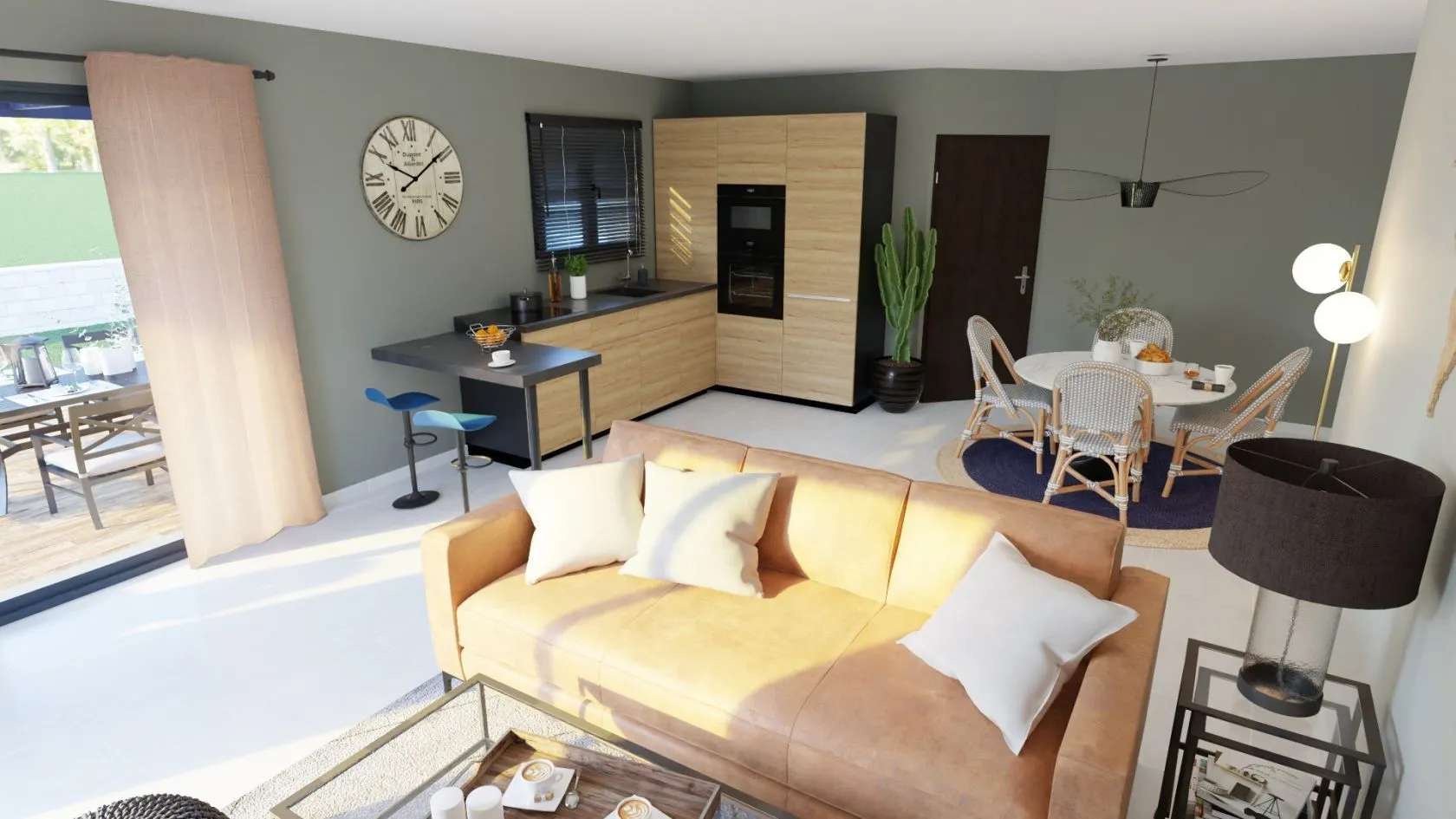 Maison neuve 80 m² à Brézins (38590)