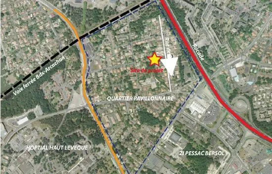 Terrain à bâtir 352 m² à Pessac (33600)