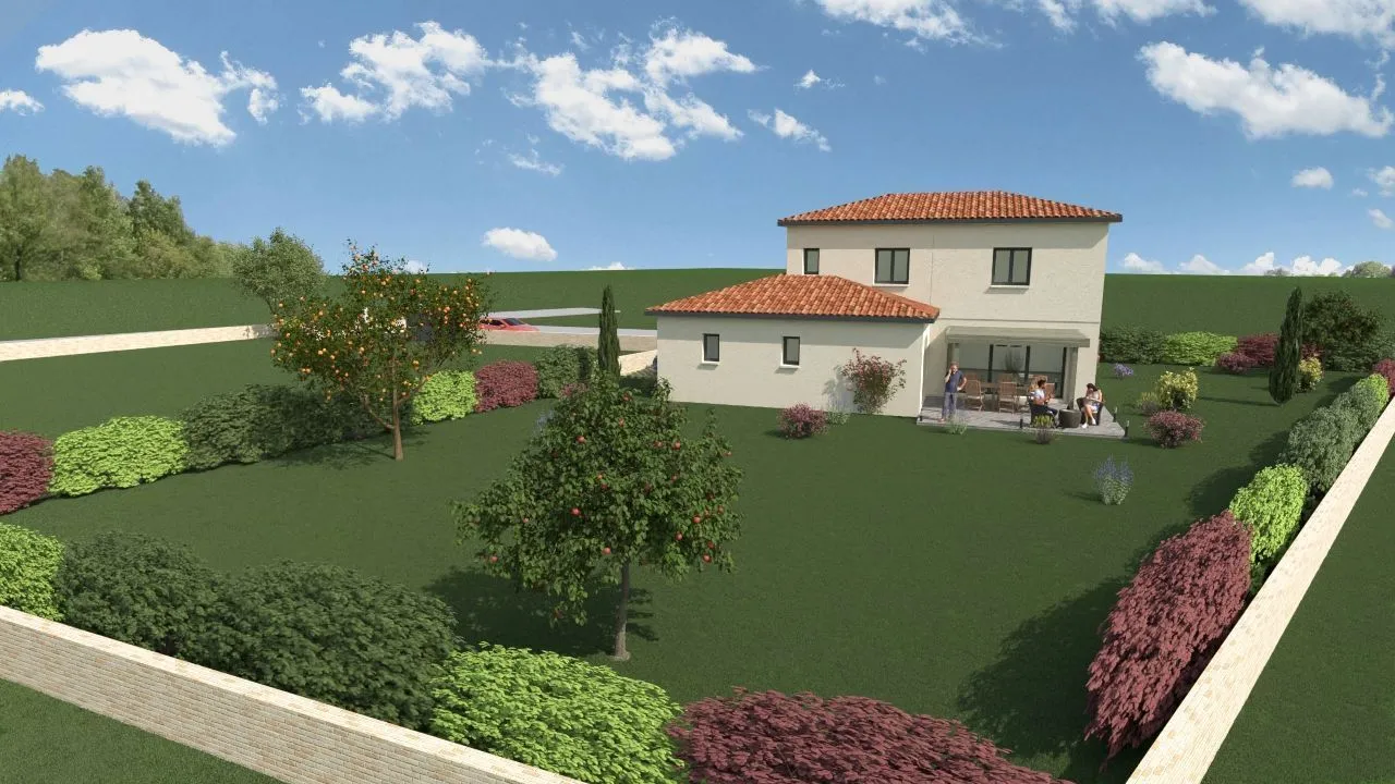 Maison neuve 120 m² à Dommartin (69380)