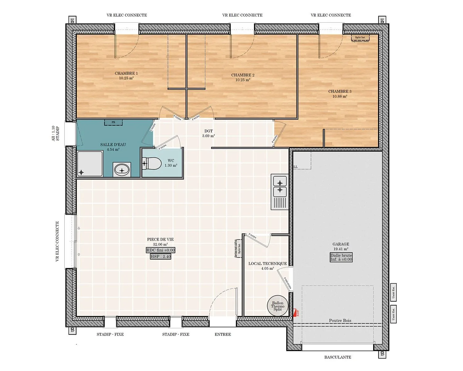 Mangue 3ch 77 — modèle de maison