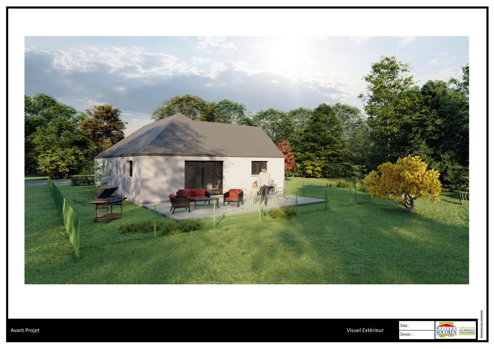 Maison neuve 72 m² à Saint-Méen-le-Grand (35290)
