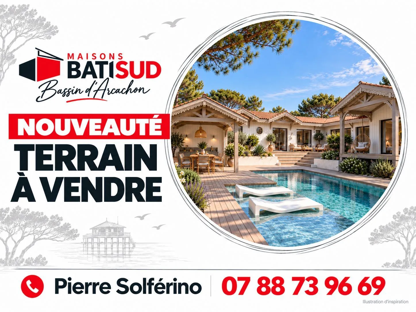 Terrain à bâtir 598 m² à La Teste-de-Buch (33260)
