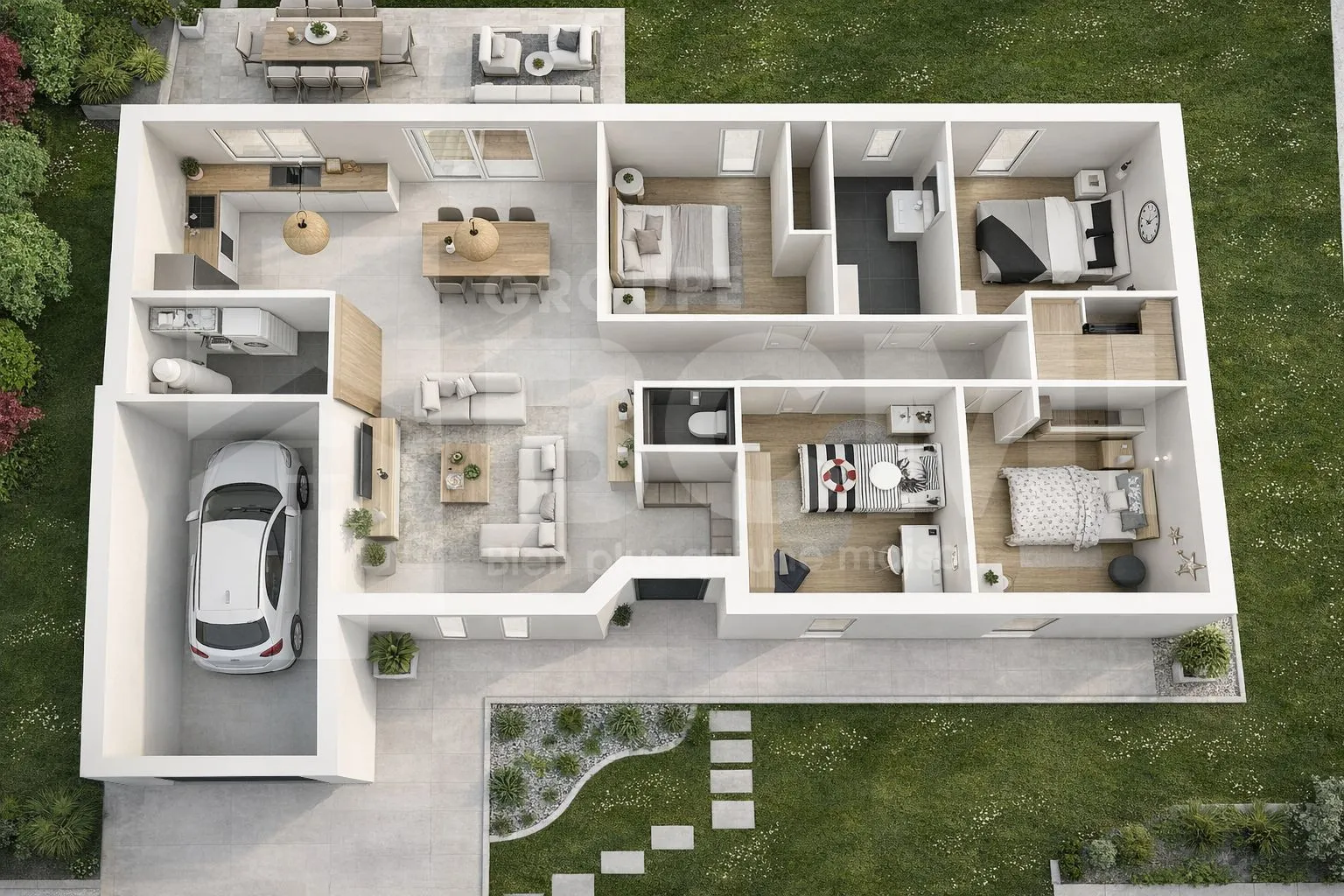 Maison neuve 91 m² à Gesté (49600)