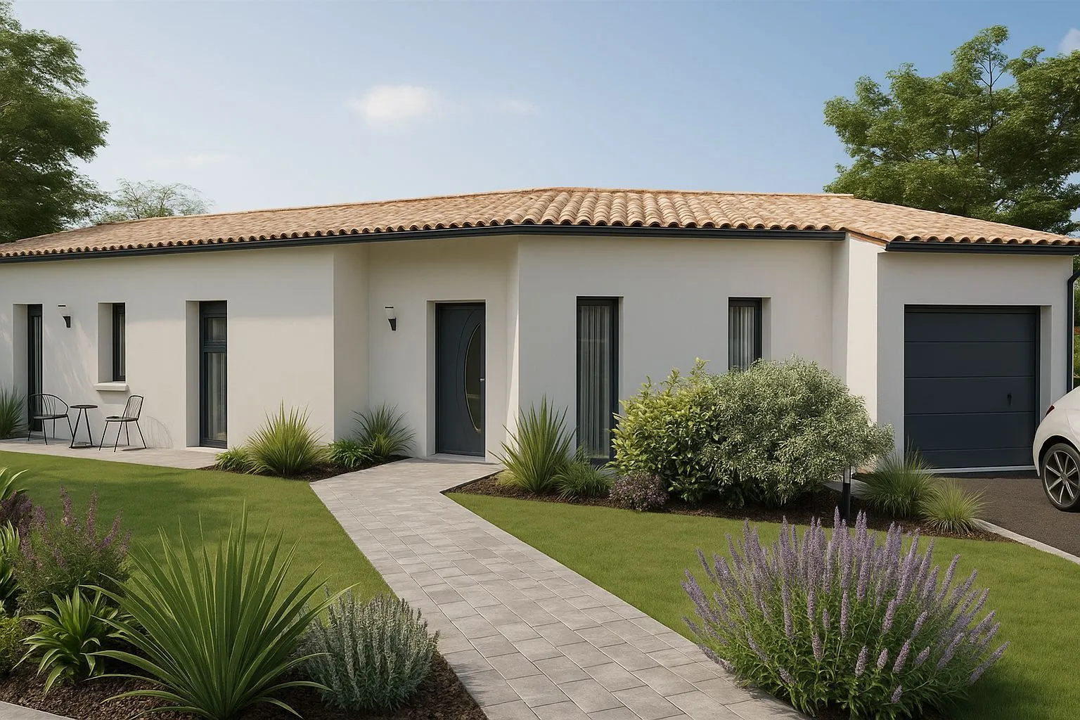 Maison neuve à Auge
