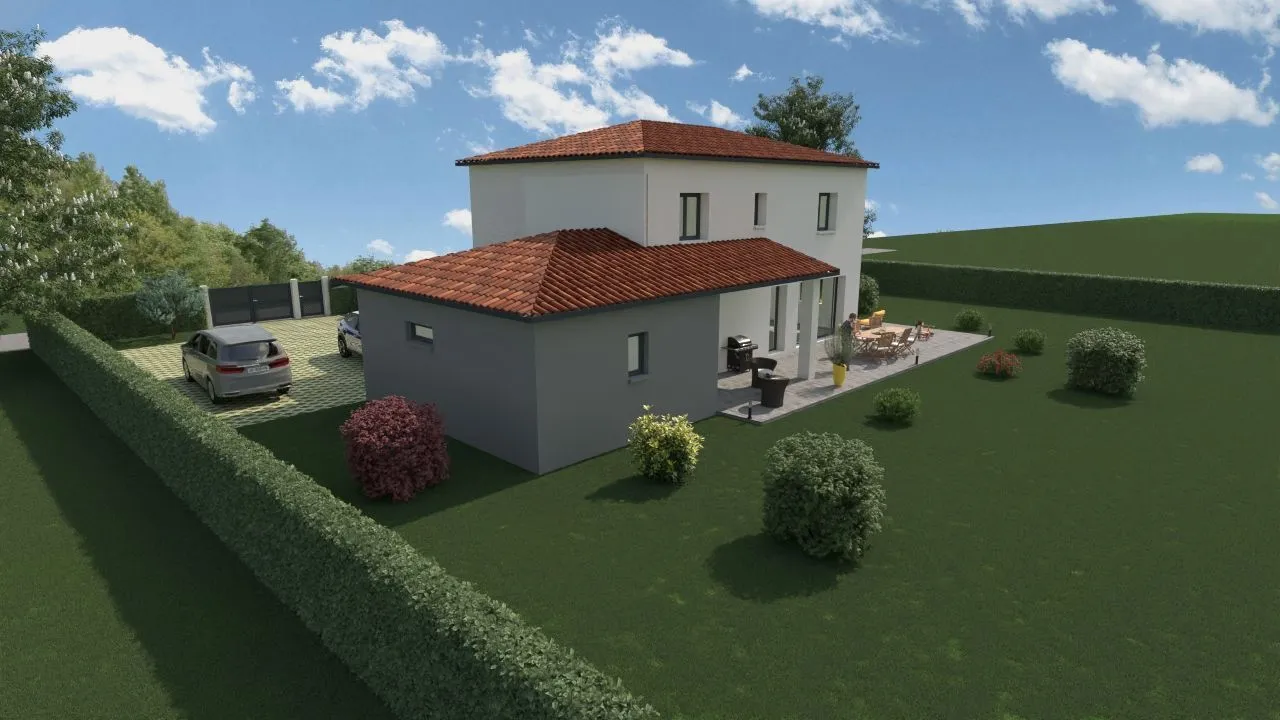 Maison neuve 138 m² à La Tour-de-Salvagny (69890)