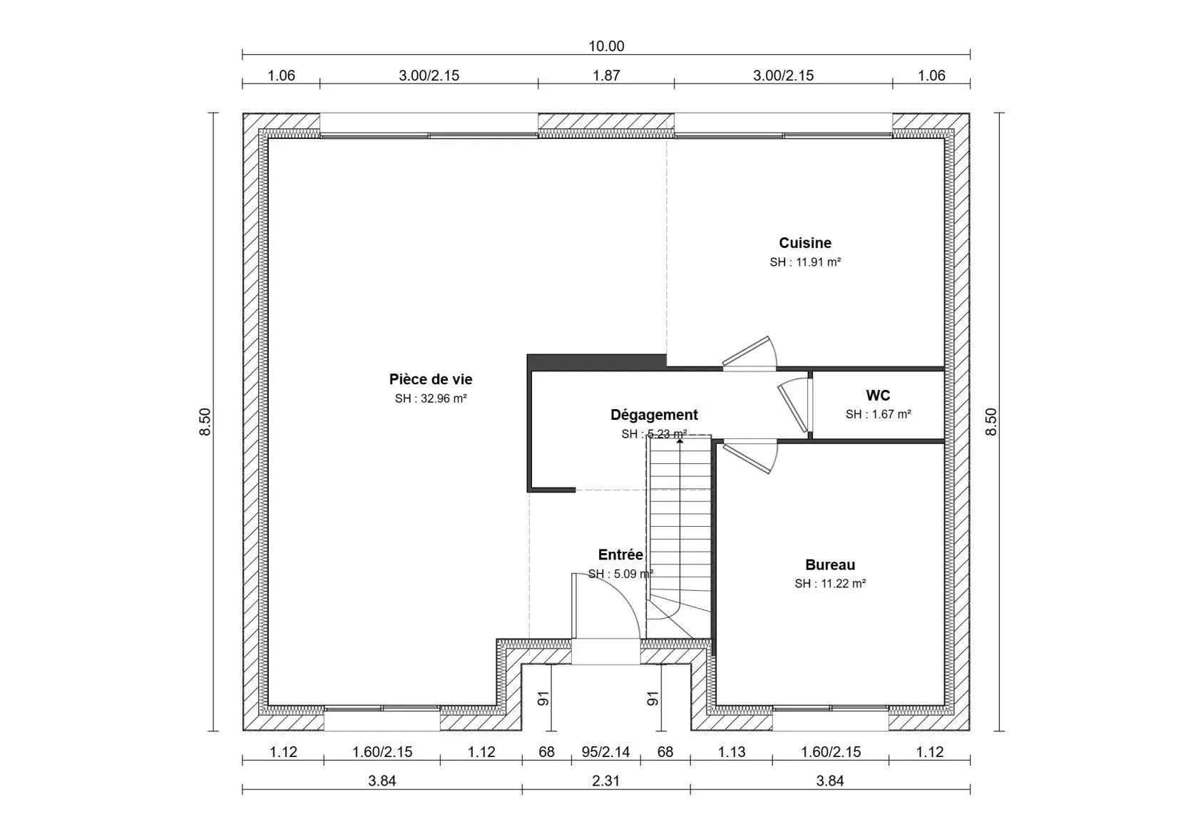 Maison neuve 135 m² à Villevaudé (77410)