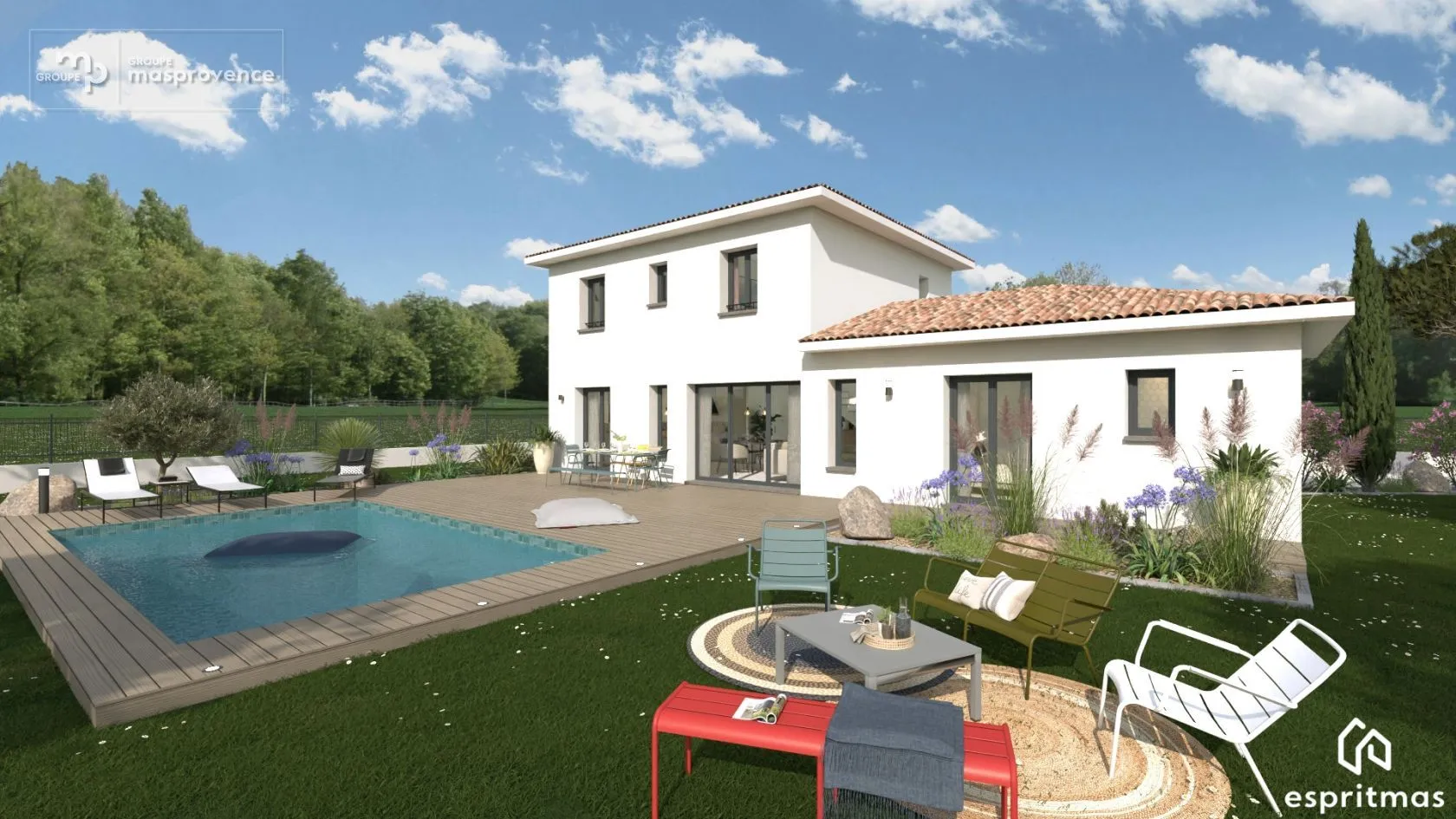 Modèle de 115 m² à 388 500,00 € — modèle de maison
