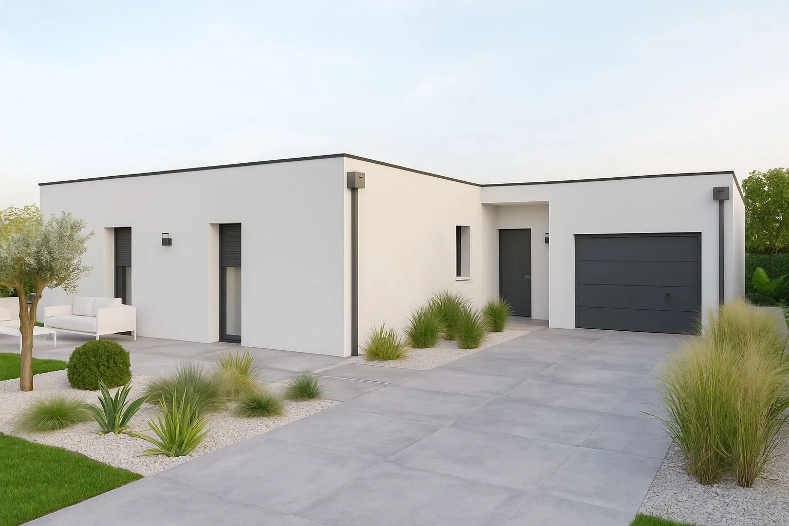 Maison neuve à Auge