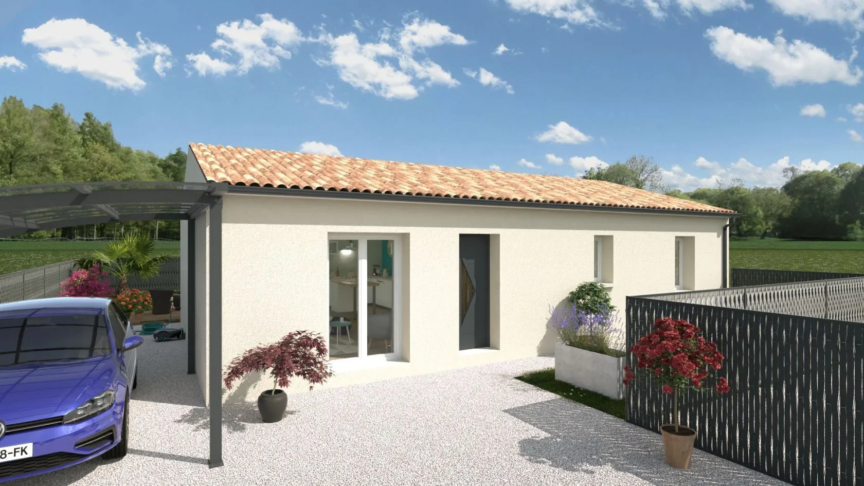 Maison neuve 84 m² à Gond-Pontouvre (16160)