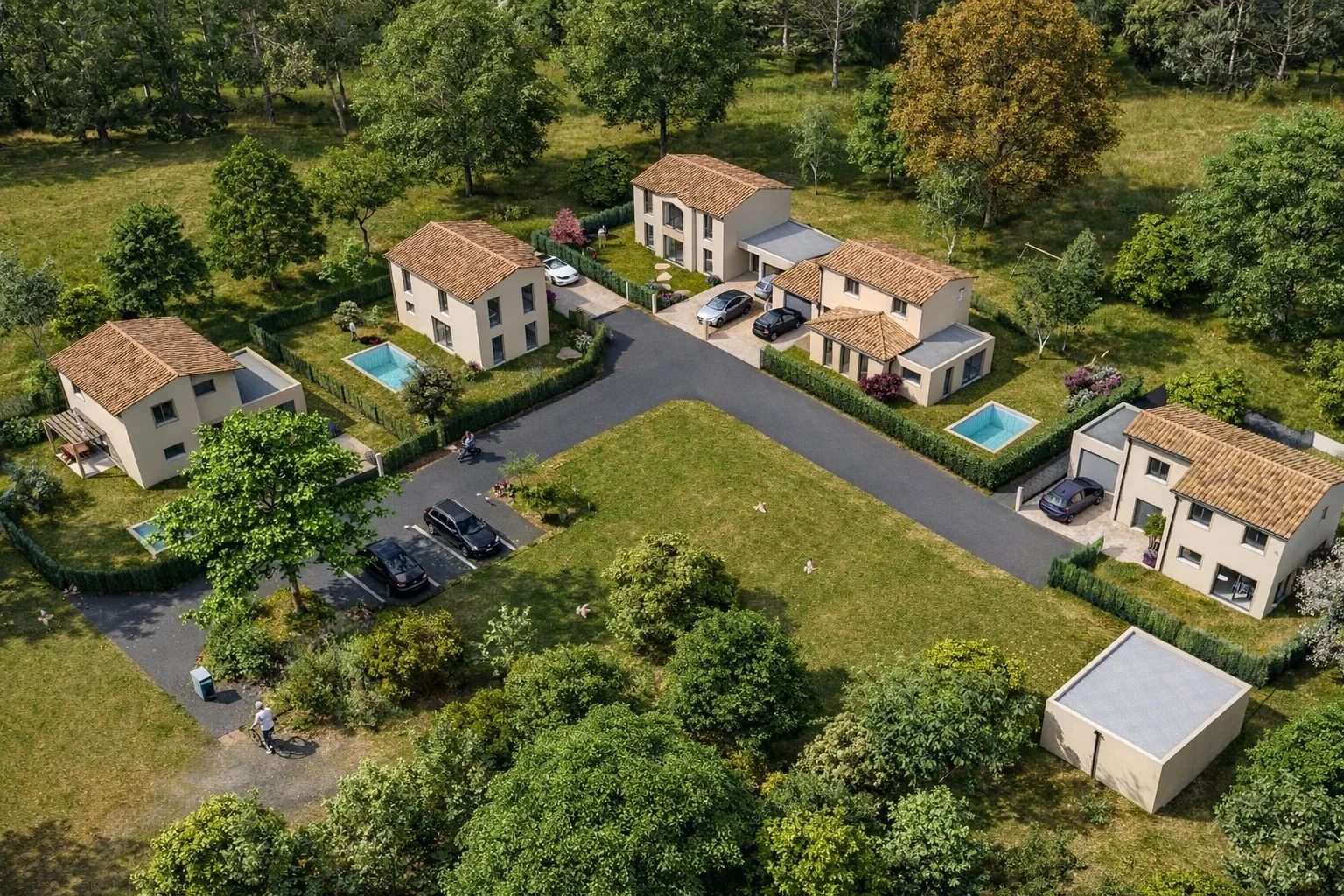 Terrain à bâtir 381 m² à Rochefort-du-Gard (30650)
