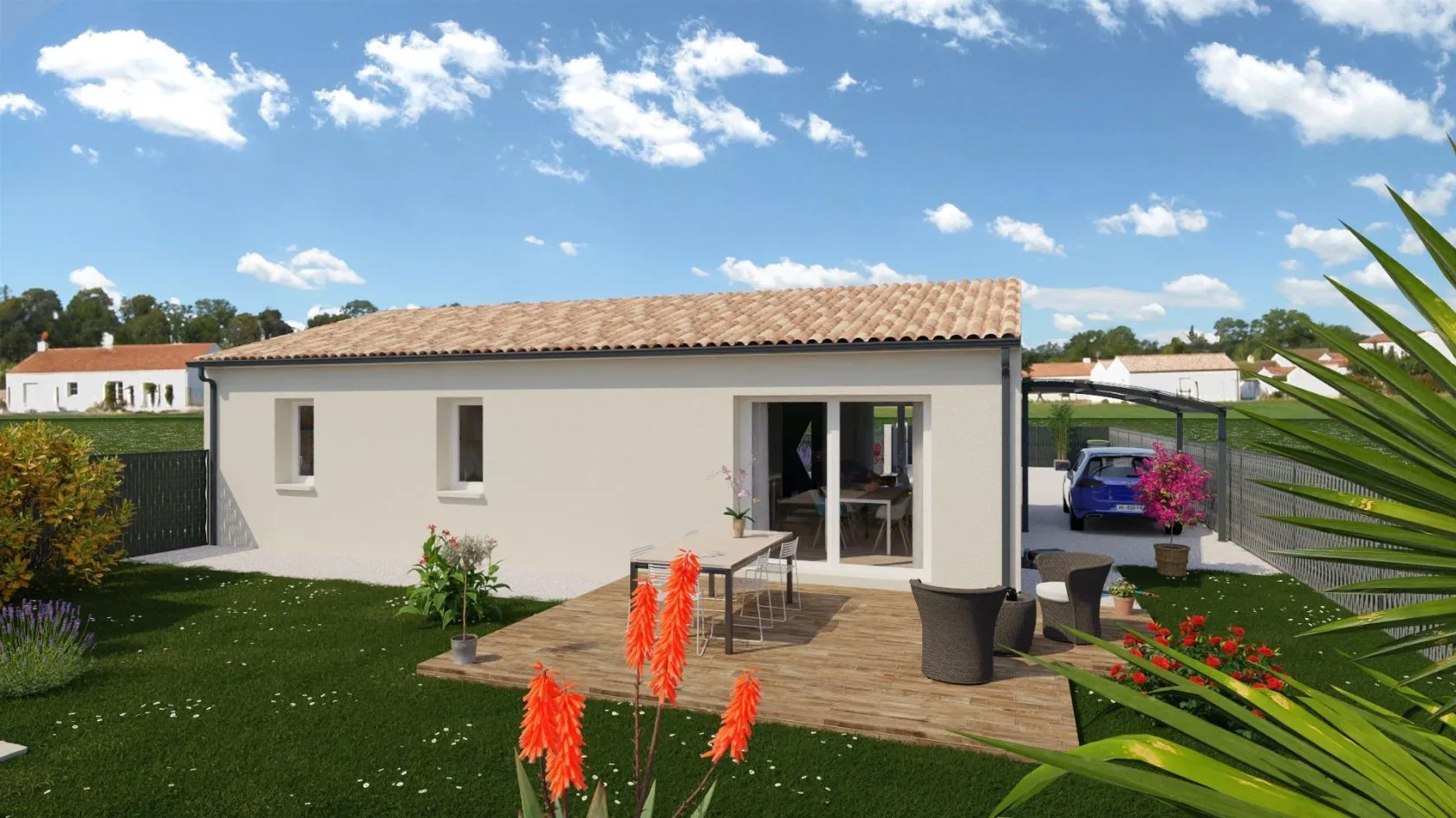 Maison neuve 84 m² à Gond-Pontouvre (16160)