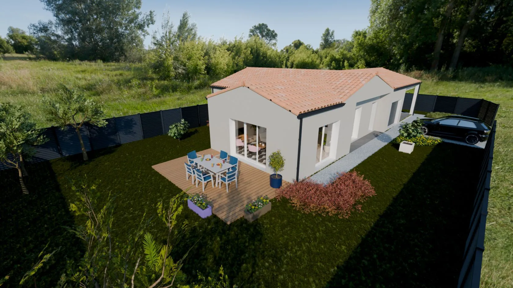 Maison neuve 86 m² à Périgny (17180)