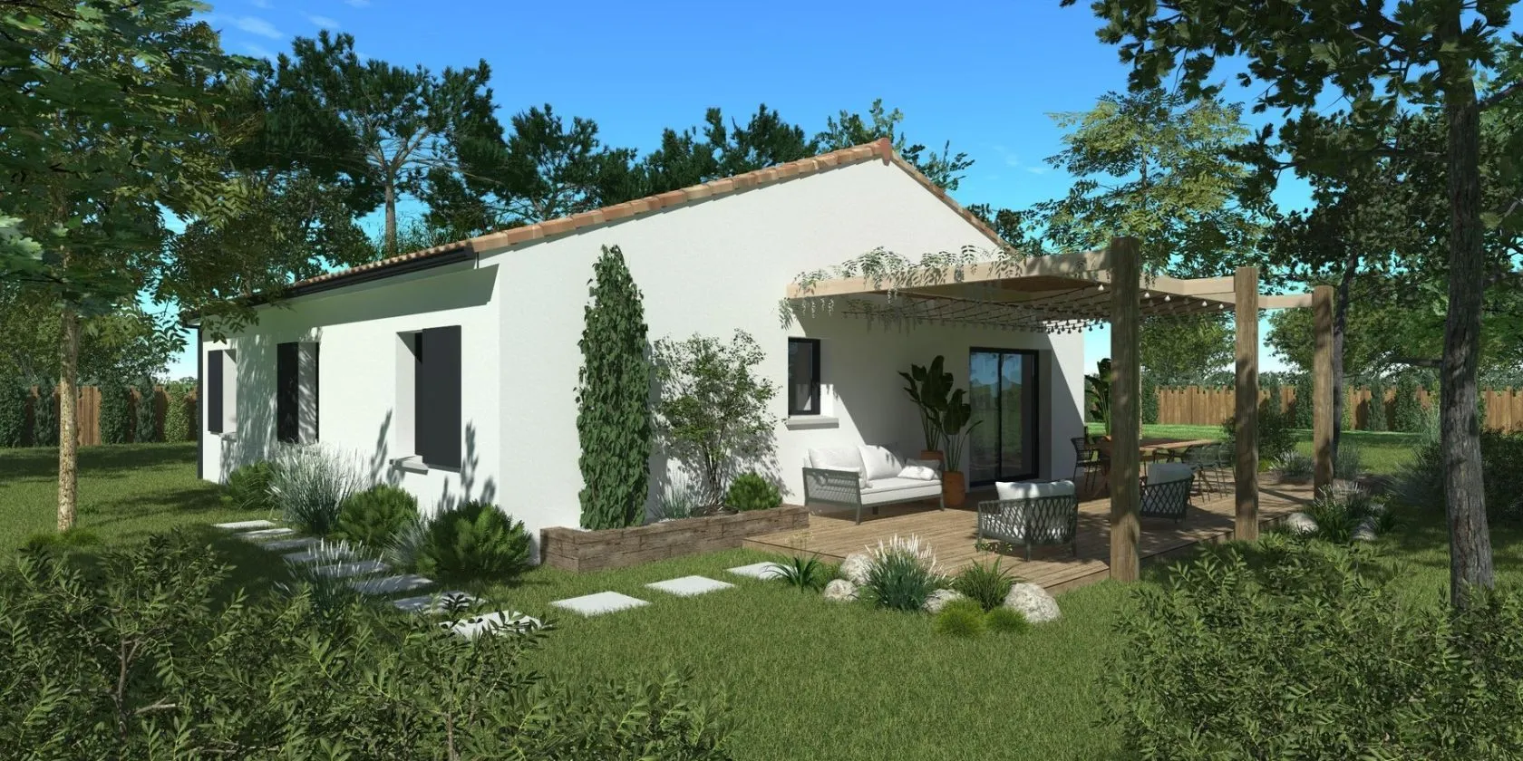 Maison neuve 90 m² à Landiras (33720)