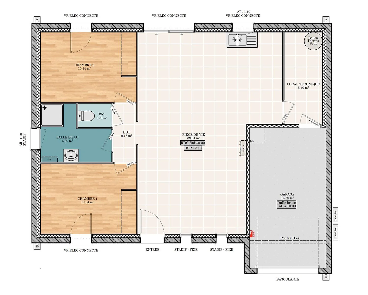 Mangue 2ch 73 — modèle de maison