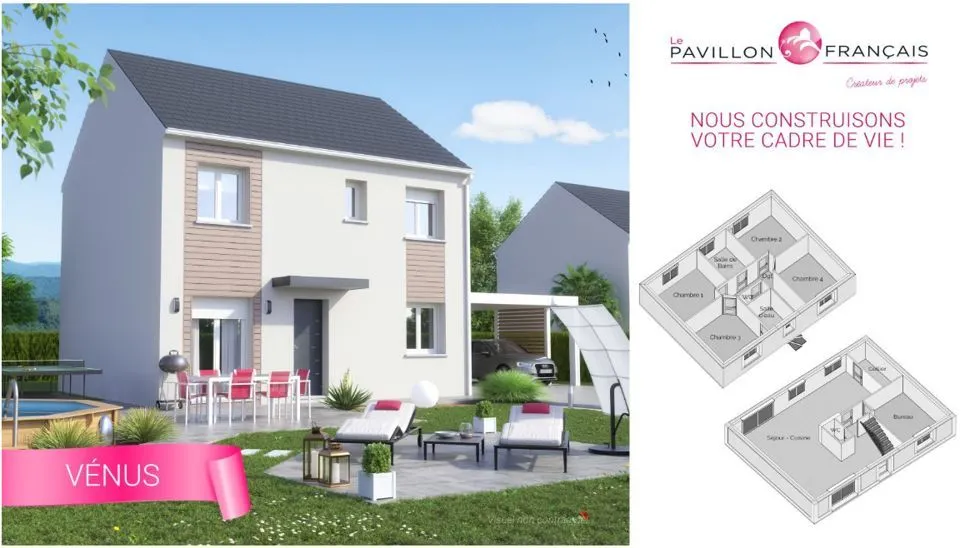 Maison neuve 103 m² à Vaujours (93410)