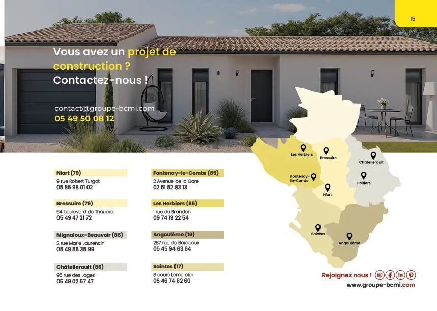 Maison neuve 76 m² à Mouterre-Silly (86200)
