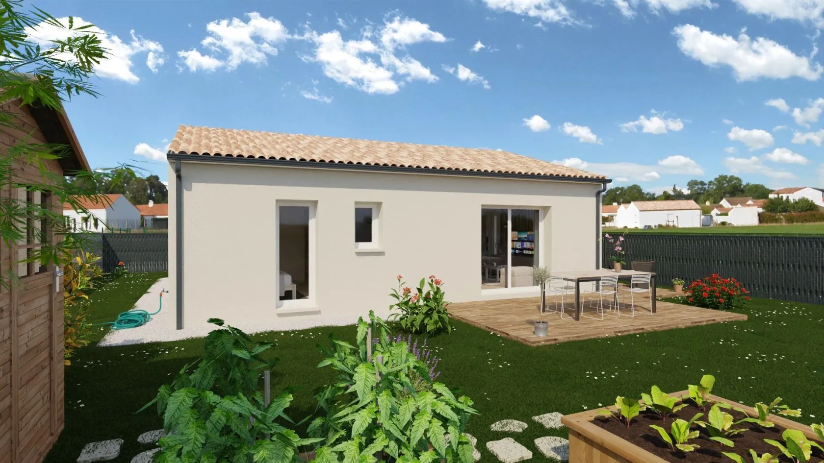 Maison neuve 70 m² à Gond-Pontouvre (16160)