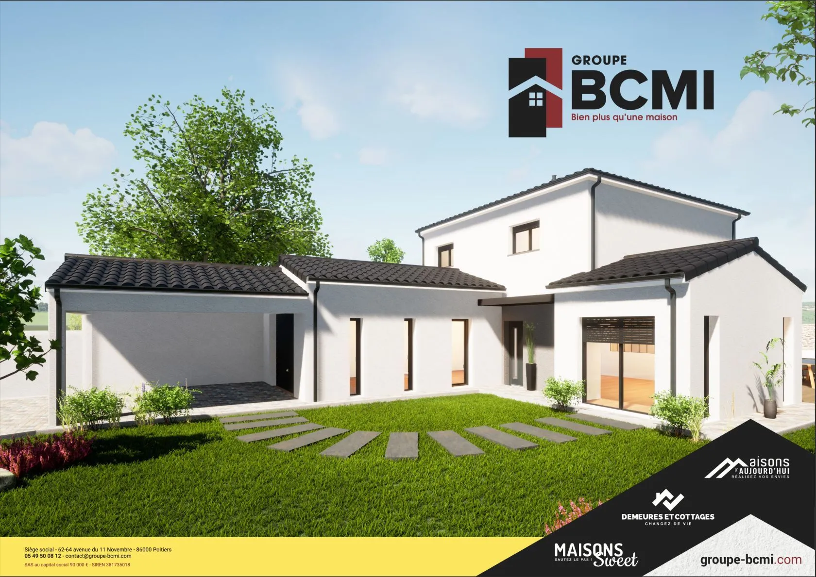 Maison neuve 90 m² à Secondigny (79130)