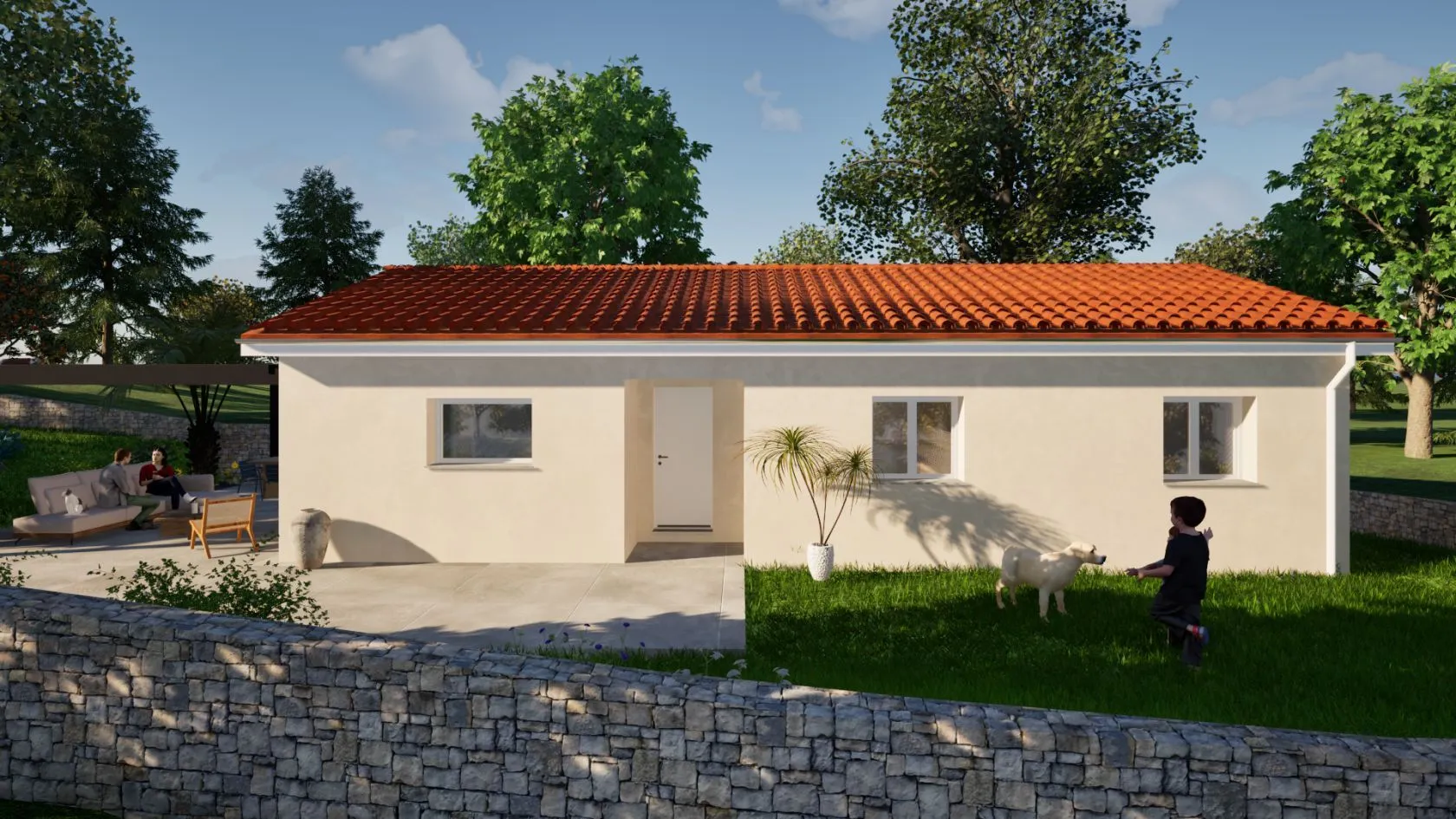 Maison neuve 82 m² à Cuzieu (42330)