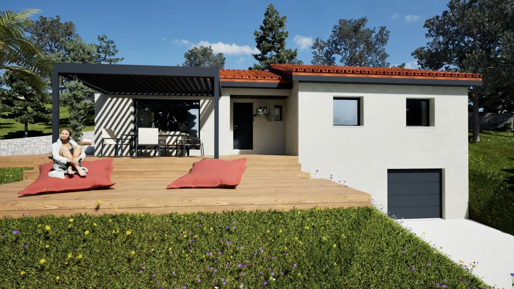 Maison neuve 98 m² à Saint-Cyprien (42160)