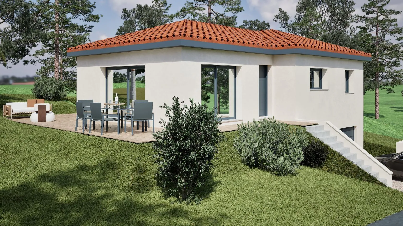 Maison neuve 108 m² à Saint-Cyprien (42160)