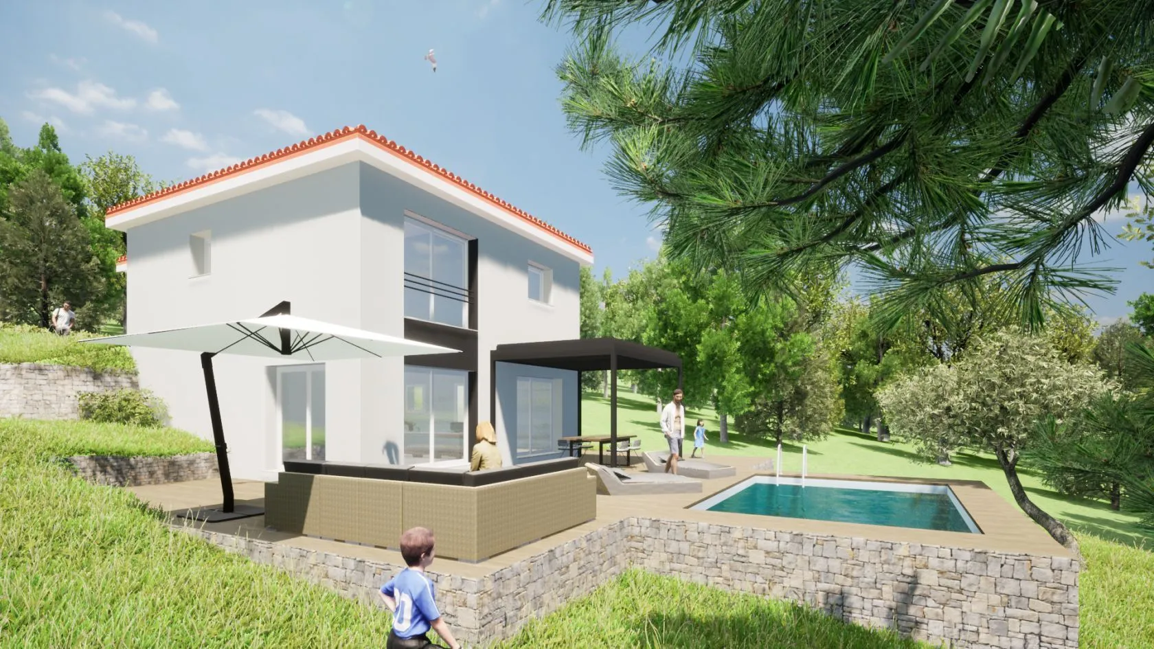 Maison neuve 93 m² à Saint-Cyprien (42160)
