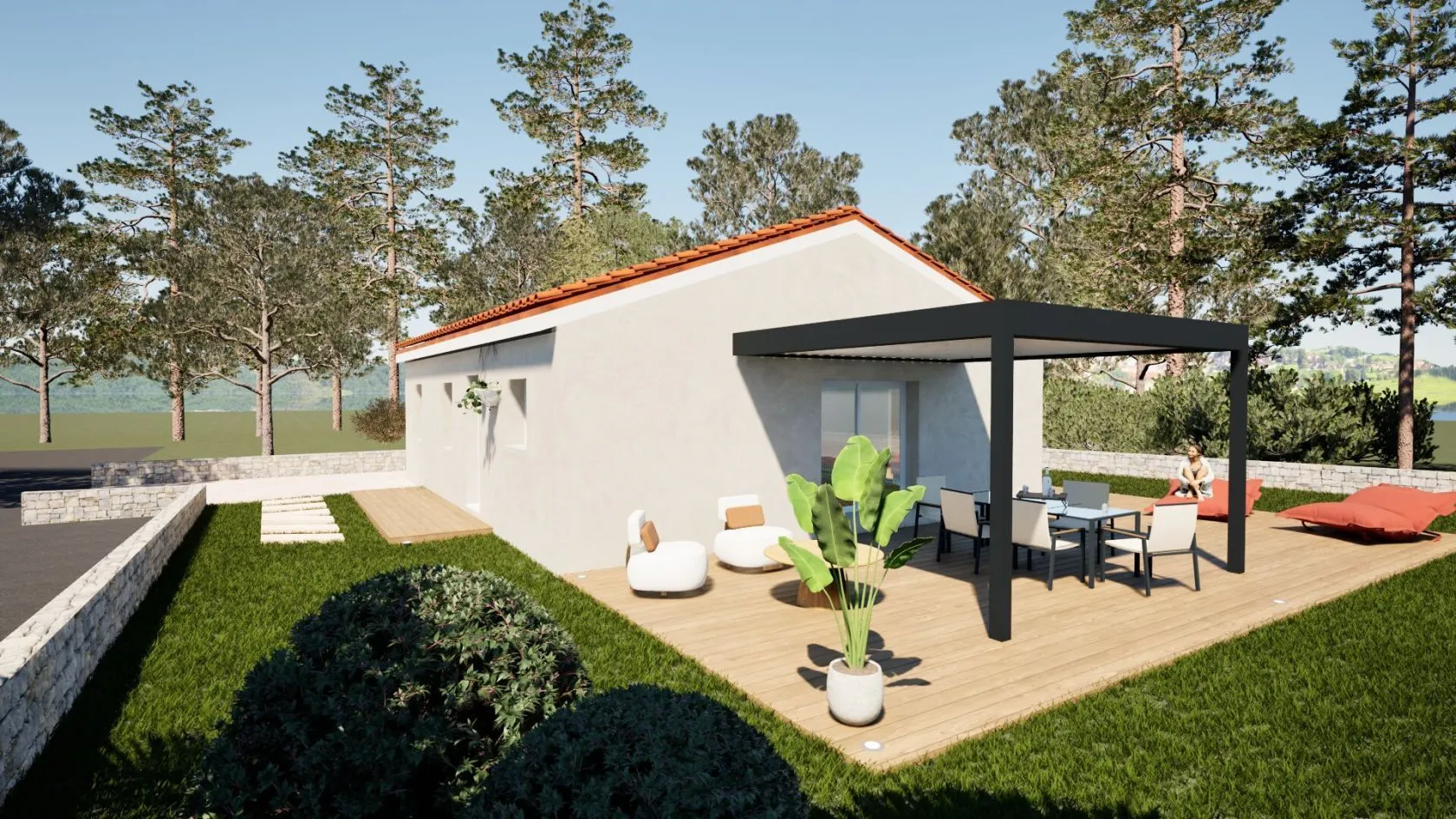 Maison neuve 80 m² à Andrézieux-Bouthéon (42160)
