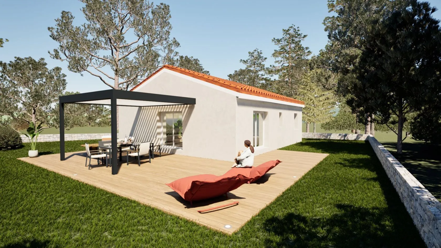 Maison neuve 80 m² à Andrézieux-Bouthéon (42160)