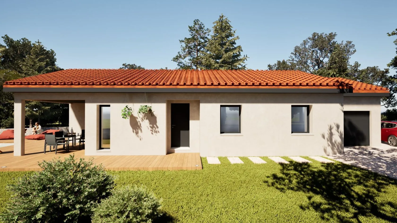 Maison neuve 87 m² à Saint-Just-Saint-Rambert (42170)