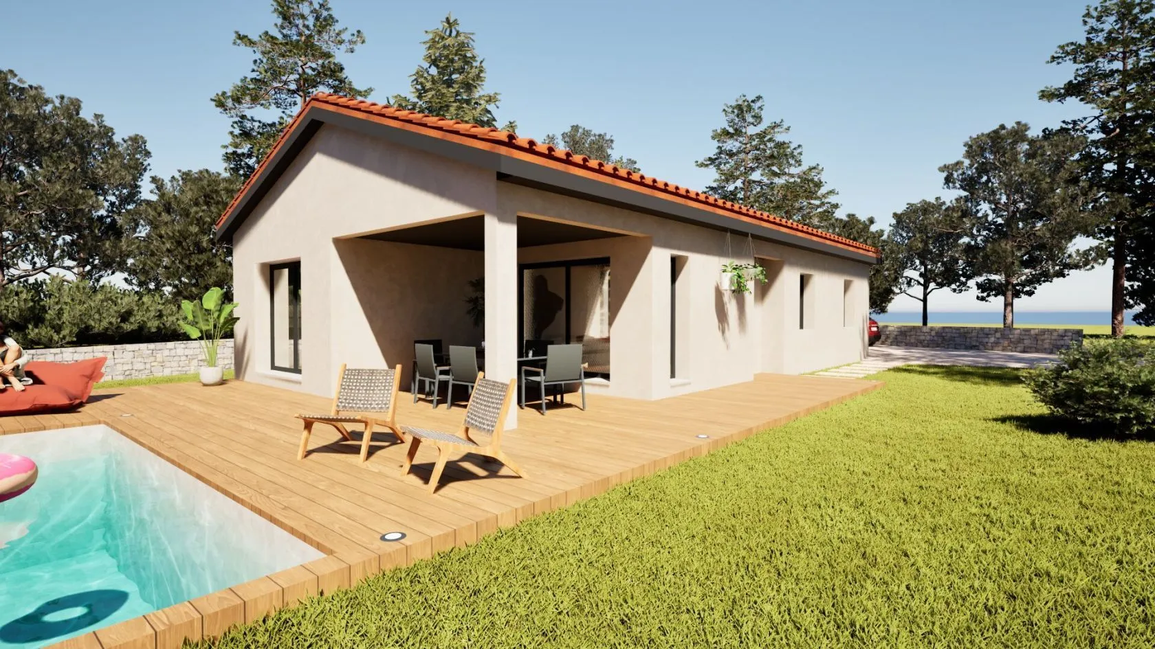Maison neuve 87 m² à Saint-Just-Saint-Rambert (42170)