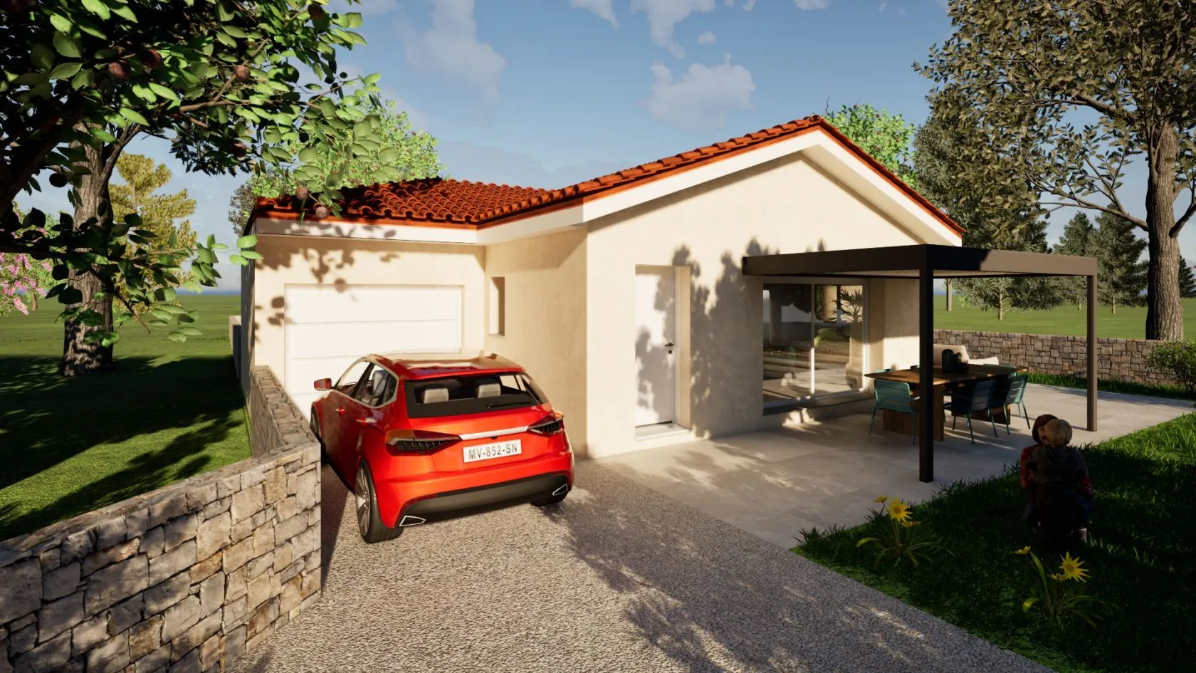 Maison neuve 92 m² à Veauche (42340)