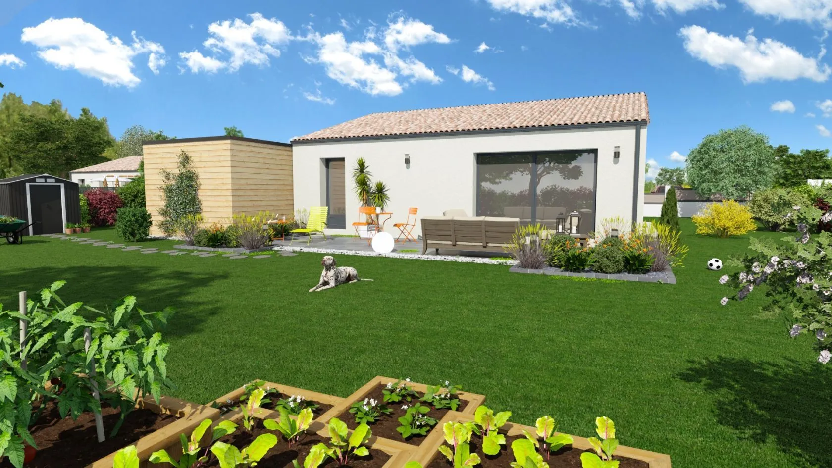 Maison neuve 80 m² à Mézel (63115)