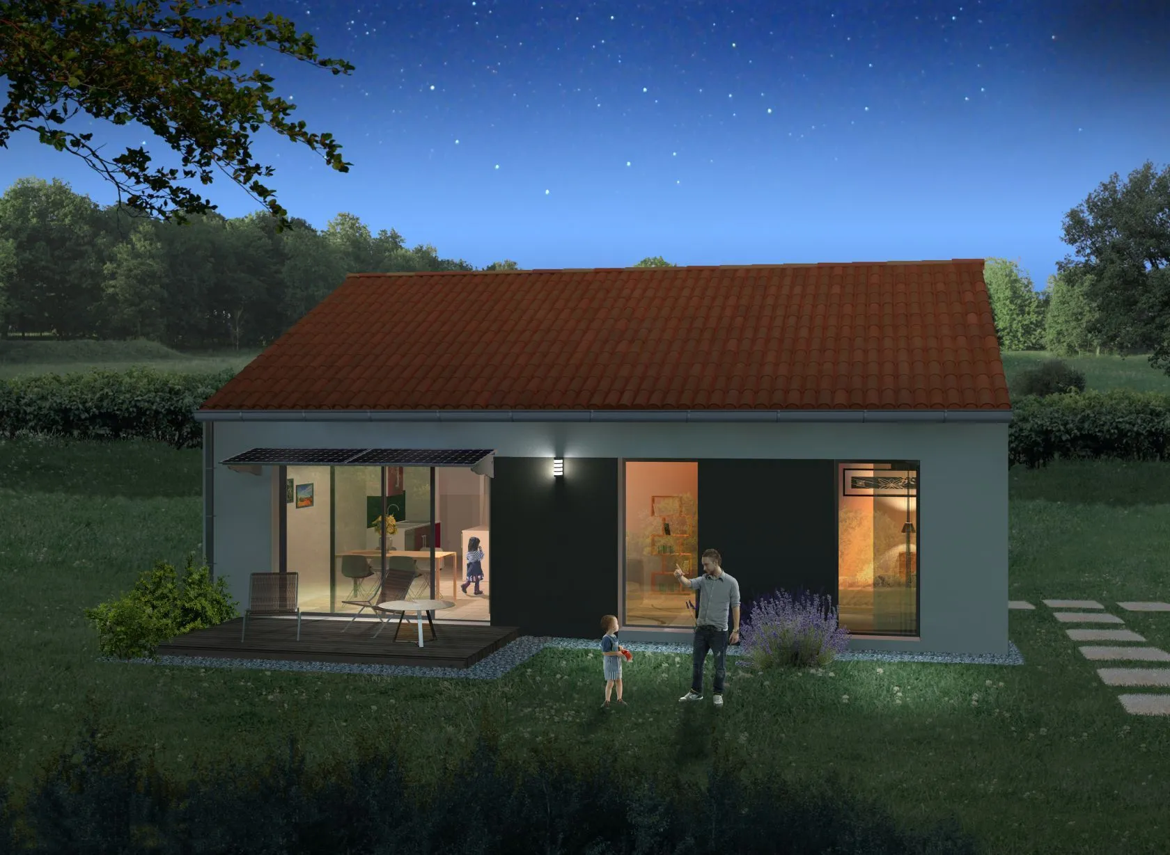 Maison neuve 89 m² à Mirebeau (86110)