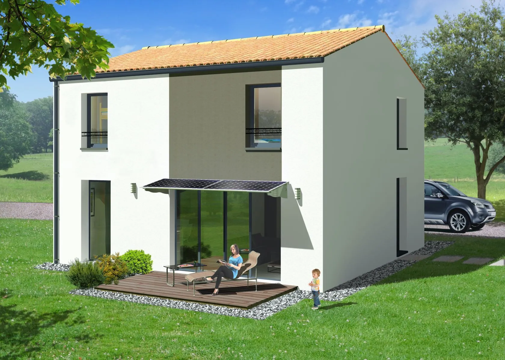 Maison neuve 93 m² à Cébazat (63118)