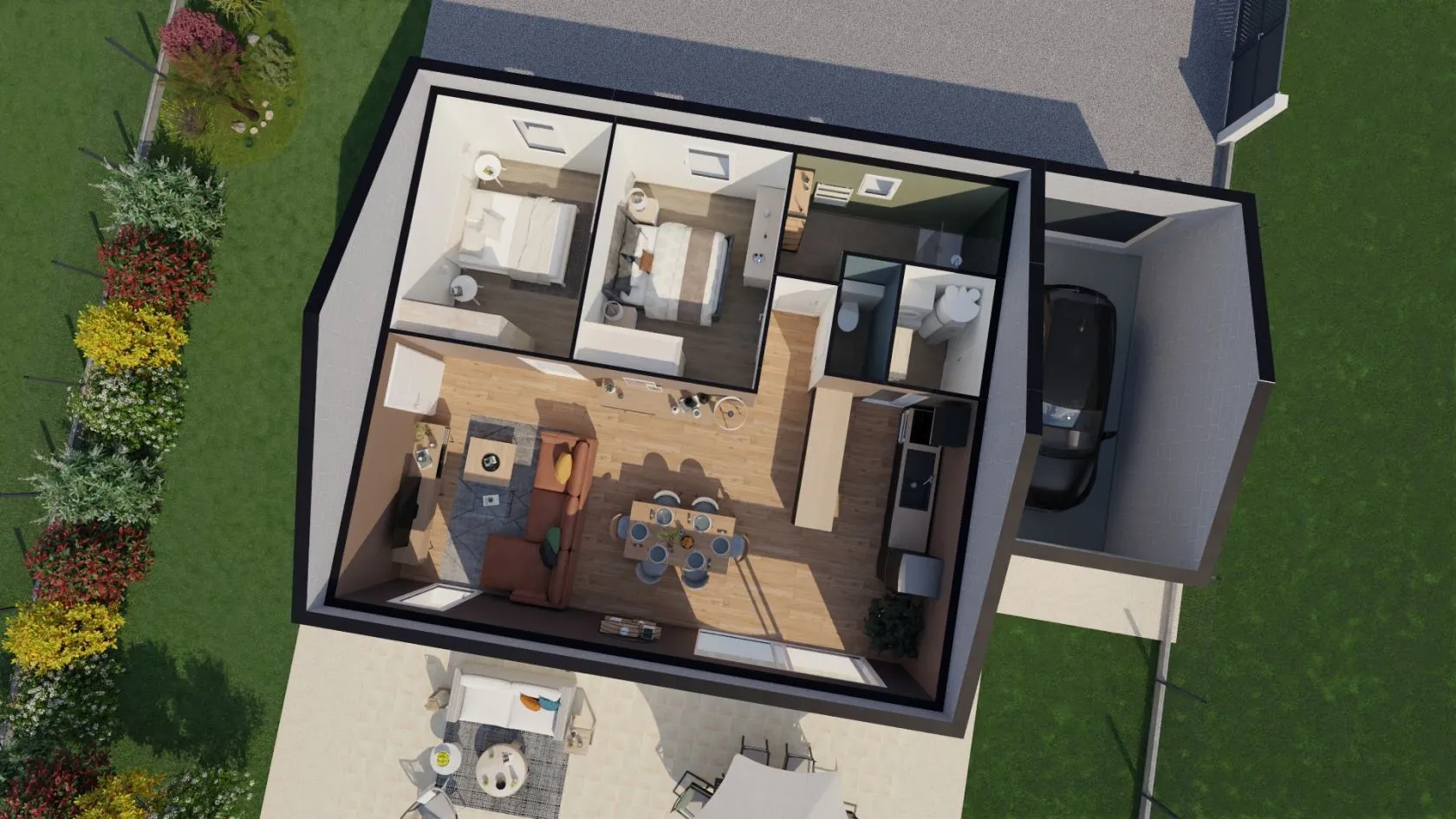 Maison neuve 70 m² à Nouaillé-Maupertuis (86340)