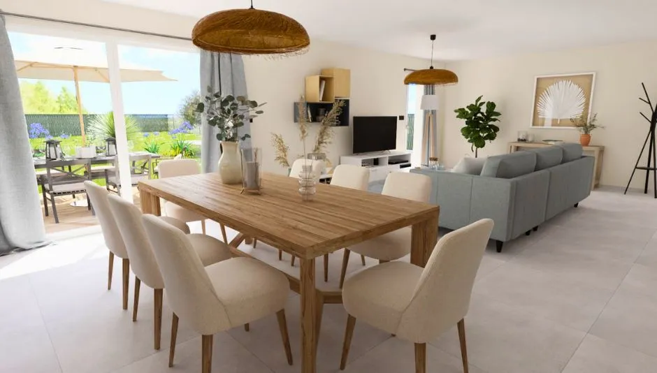 Maison neuve 90 m² à Savigny-Lévescault (86800)