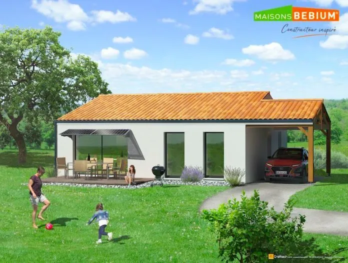 Maison neuve 89 m² à Mirebeau (86110)