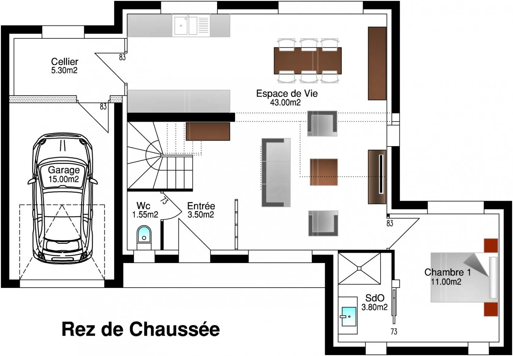 Marie 4ch113 — modèle de maison