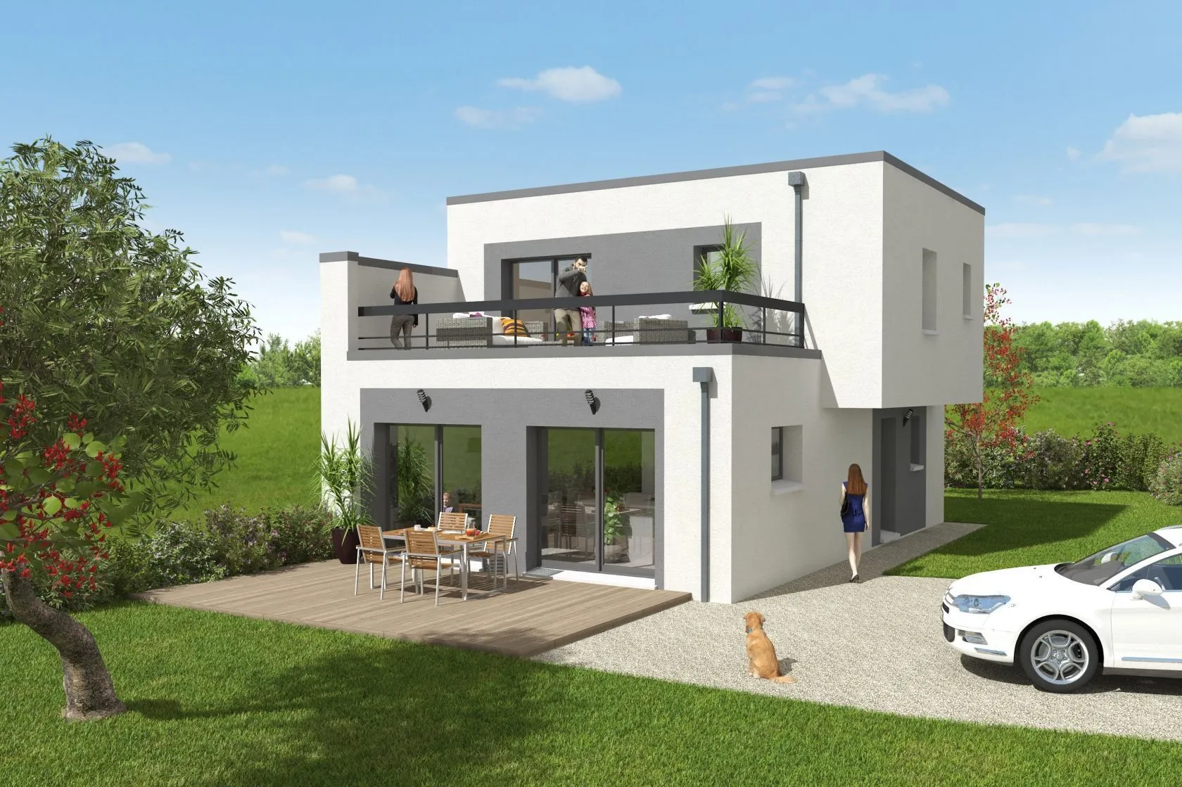 Maison neuve 117 m² à Saint-Léger-Vauban (89630)