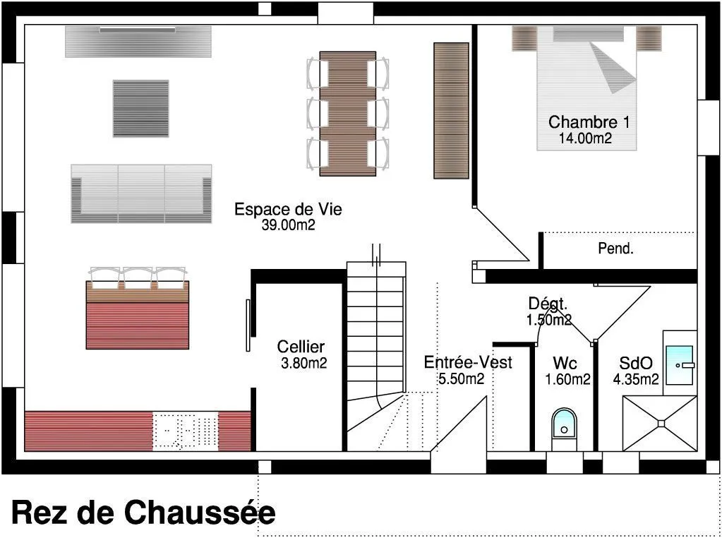 Lucie 3ch117 — modèle de maison