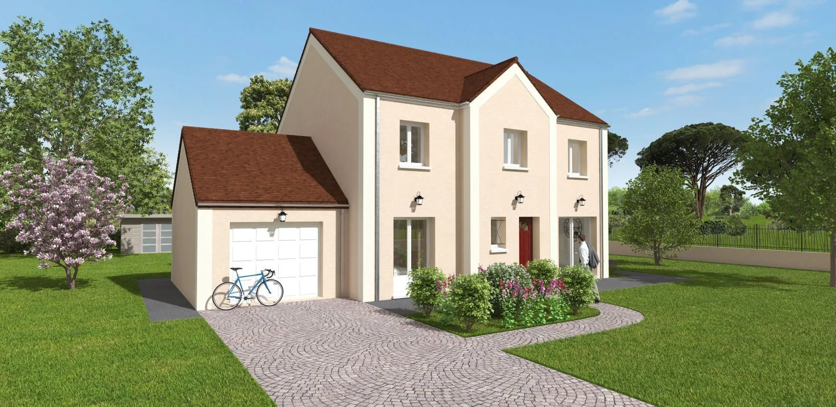 Maison neuve 160 m² à Bray-sur-Seine (77480)