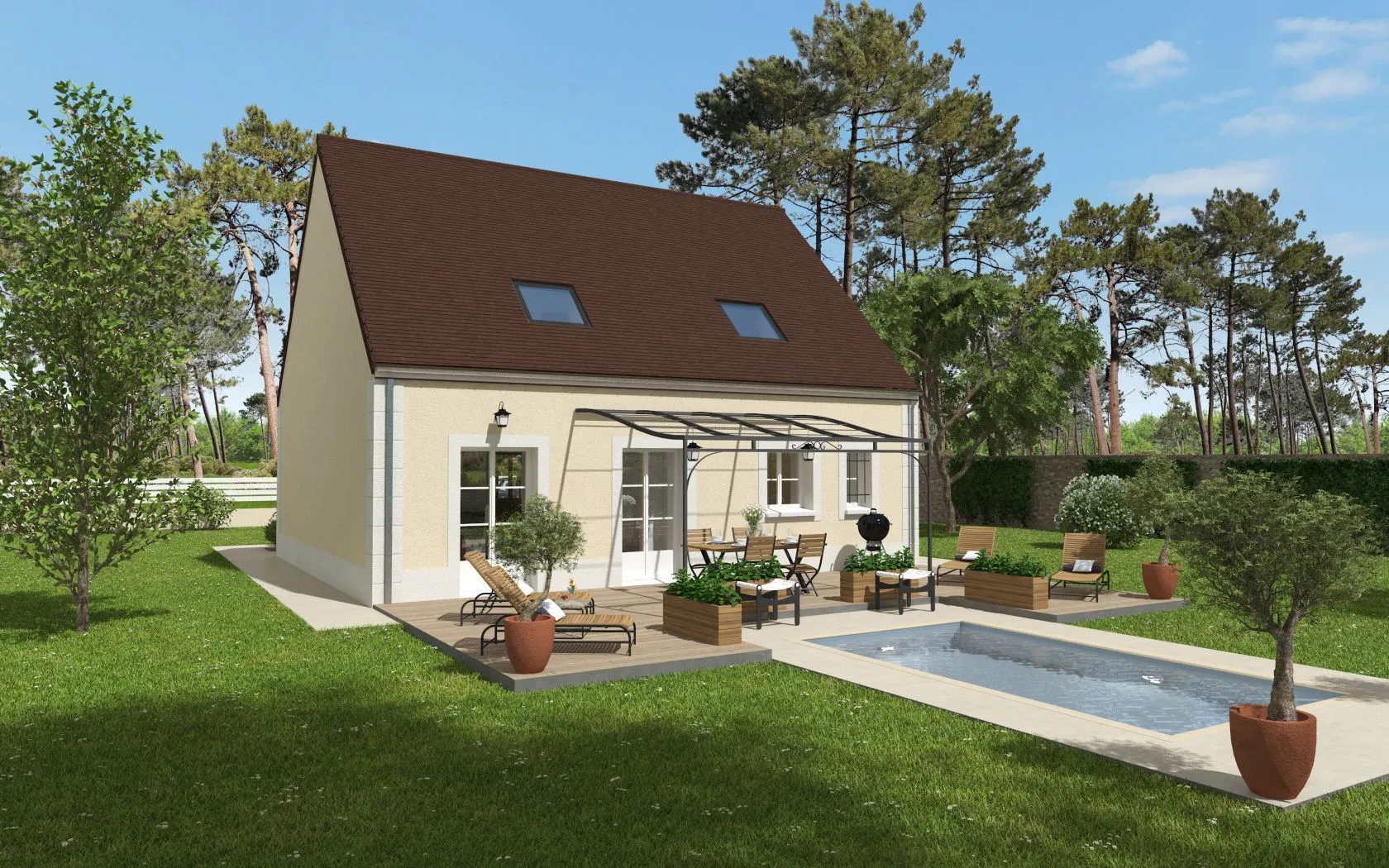 Maison neuve 120 m² à Val-de-Mercy (89580)