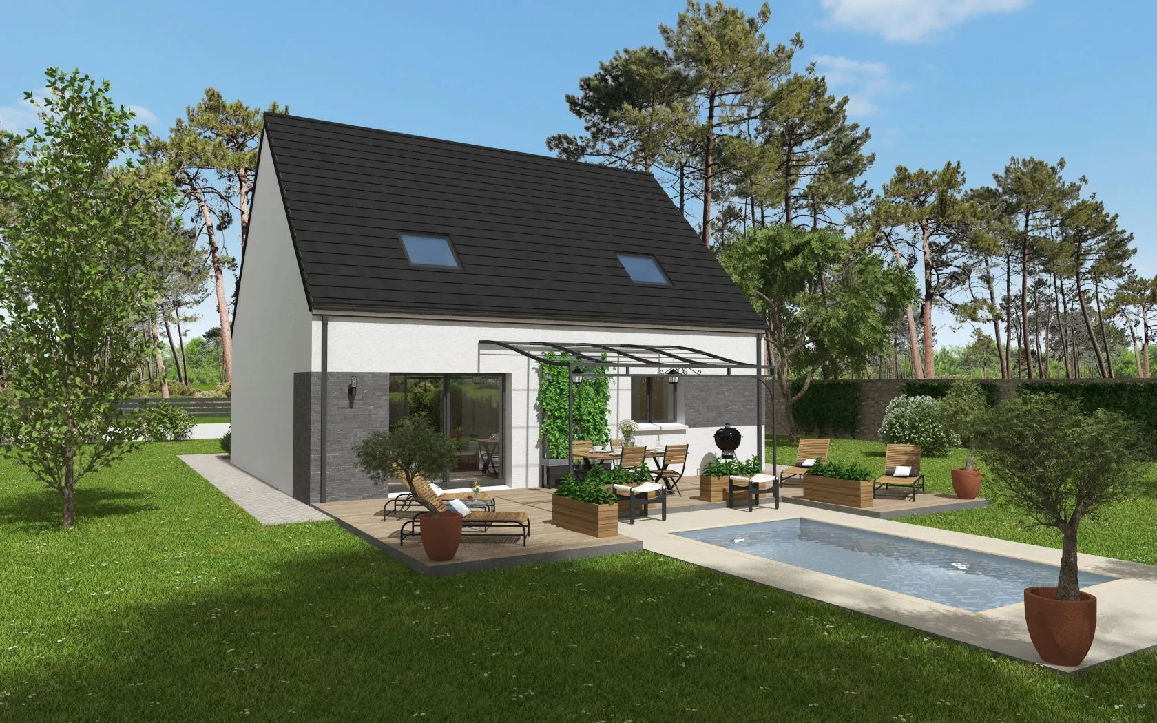 Maison neuve 120 m² à Val-de-Mercy (89580)